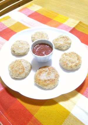 健活♪鯖水煮缶使用★一口ハンバーグ-レシピのメイン写真
