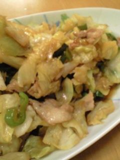 豚肉とキャベツの中華炒め-レシピのメイン写真