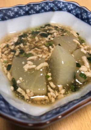 大根のそぼろあんかけ-レシピのメイン写真