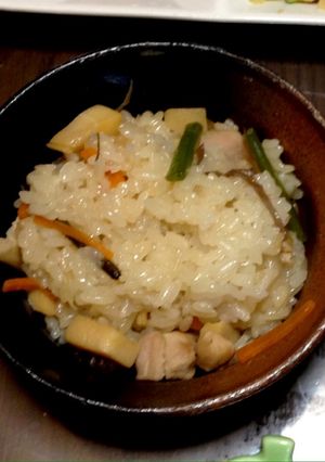 モチモチ♪餅米100%の山菜炊きおこわ-レシピのメイン写真