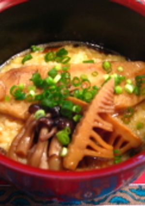コラーゲンたっぷりかれいの煮つけ丼-レシピのメイン写真