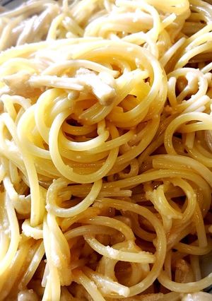 簡単！えのきと明太子のパスタ-レシピのメイン写真