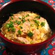 明太子の玉子とじ丼