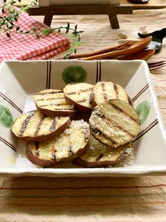 焼き薩摩芋オリーブオイル&粉チーズかけ-レシピのメイン写真
