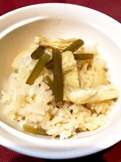 簡単!フキの炊き込みご飯で春の味☆-レシピのメイン写真