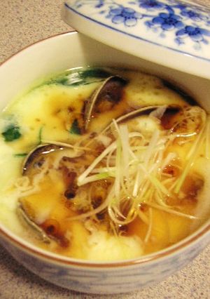 あさりの中華風茶碗蒸し-レシピのメイン写真
