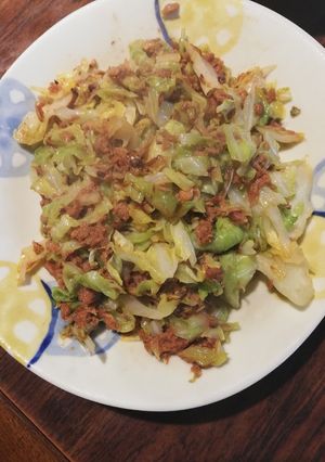まぐろフレーク缶で即席キャベツ炒め★☆-レシピのメイン写真