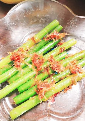 超カンタン！ニンニクの芽のおひたし-レシピのメイン写真