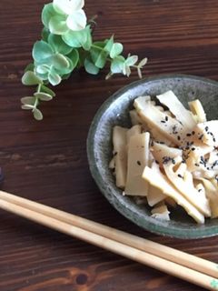 冷凍保存OK!タケノコでメンマ-レシピのメイン写真