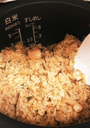 えびとあさりの中華風ご飯-レシピのメイン写真