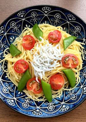 しらす＆プチトマトの和風パスタ-レシピのメイン写真