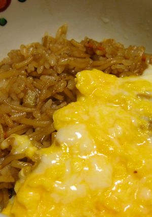 こんな食べ方？そばめし丼-レシピのメイン写真