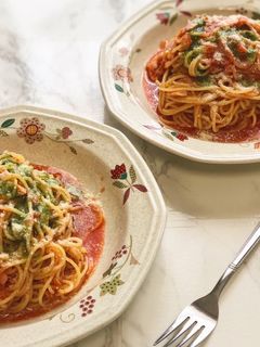 トマト、バジルの冷製パスタ-レシピのメイン写真