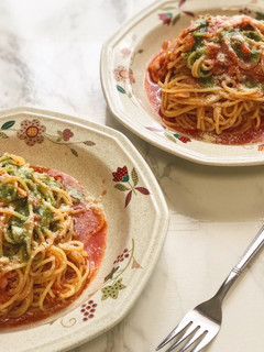 トマト、バジルの冷製パスタ-レシピのメイン写真