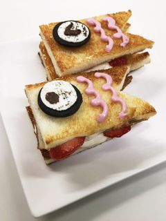 食パンで!鯉のぼりのミルフィーユ-レシピのメイン写真