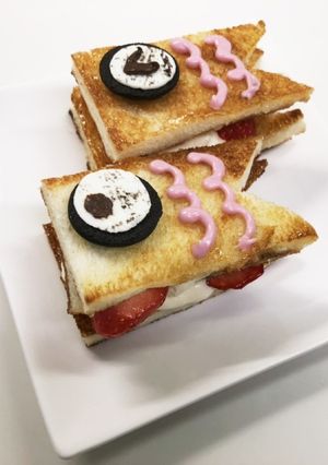 食パンで！鯉のぼりのミルフィーユ-レシピのメイン写真