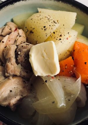 新ジャガ×新タマの塩肉じゃが-レシピのメイン写真