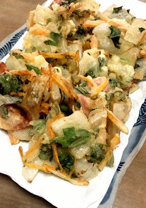 新玉ねぎのかき揚げ！-レシピのメイン写真