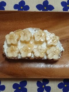 バナナヨーグルトトースト-レシピのメイン写真
