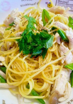 スナップえんどうのパスタ-レシピのメイン写真