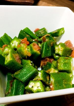 さっぱり！オクラと梅の和え物-レシピのメイン写真