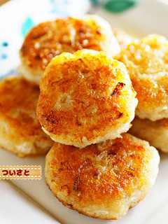 玉ねぎ蓮根のもちもち焼き-レシピのメイン写真