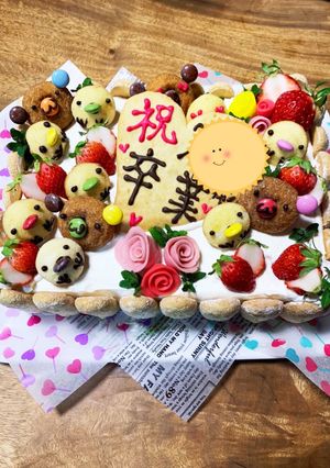 デコレーション ビスキュイでアラ隠し-レシピのメイン写真