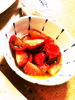 いちご&トマトのマリネ-レシピのメイン写真