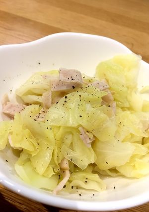 キャベツとハムのくたくた煮-レシピのメイン写真