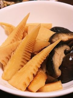 タケノコとしいたけの煮物-レシピのメイン写真