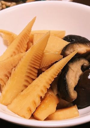 タケノコとしいたけの煮物-レシピのメイン写真