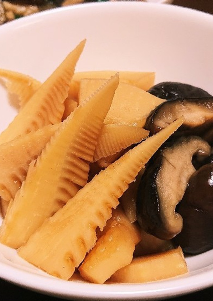 タケノコとしいたけの煮物-レシピのメイン写真