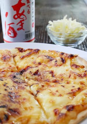 甘くておいしい甘酒ピザ-レシピのメイン写真