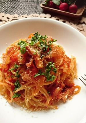 アマトリチャーナ-レシピのメイン写真