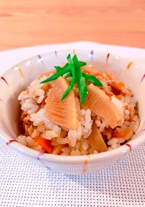 ⌘ たけのこ混ぜご飯 ⌘ 混ぜご飯の具-レシピのメイン写真