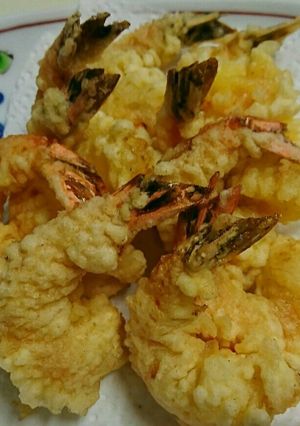 少しだけ食品ロスを減らす、エビの天ぷら。-レシピのメイン写真