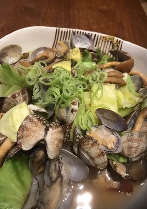 食s' あっさりあさり炒め-レシピのメイン写真