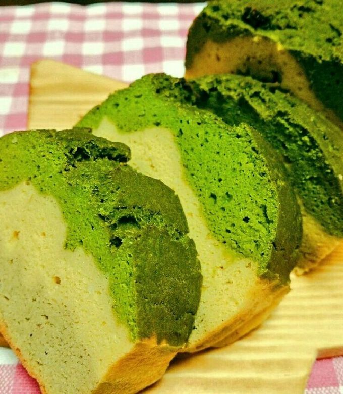 低糖質抹茶さくらパウンドケーキ by Lico☺︎ 【クックパッド