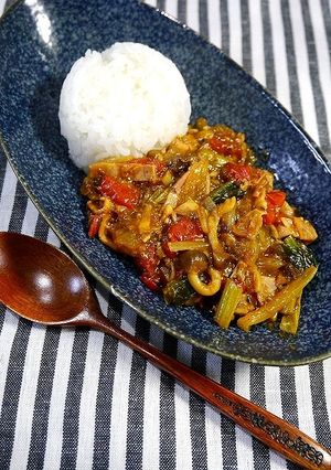 簡単！鯖缶の野菜煮☆ドライカレー風-レシピのメイン写真