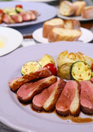 低温調理でロゼ色♡鴨肉のロティ(ロースト-レシピのメイン写真
