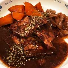 赤ワイン仕立ての豚バラ角煮-レシピのメイン写真