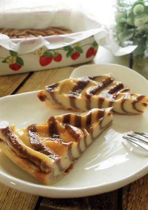しましま　米粉でしっとりヨーグルトケーキ-レシピのメイン写真