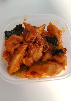鶏むね肉と野菜のケチャップソース炒め-レシピのメイン写真