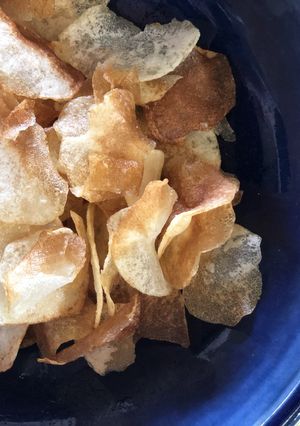 自家製！パリパリポテトチップス！-レシピのメイン写真