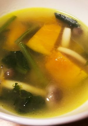 しめじとかぼちゃのスープ-レシピのメイン写真