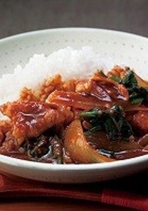 鶏肉とほうれん草のカレー-レシピのメイン写真