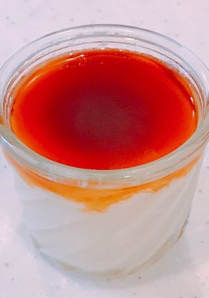 レンジで簡単！生クリーム入なめらかプリン-レシピのメイン写真