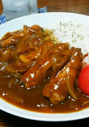 豚まきまき☆トッピングカレー-レシピのメイン写真