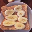 簡単ピーナッツバターとバナナパン