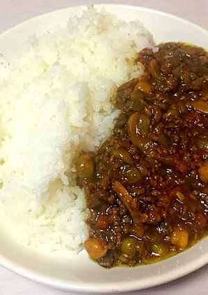 ミックスビーンズのキーマカレー-レシピのメイン写真